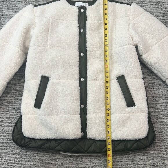 NWT Frame Oversized Sherpa Army Jacket Small - Picture 9 of 14